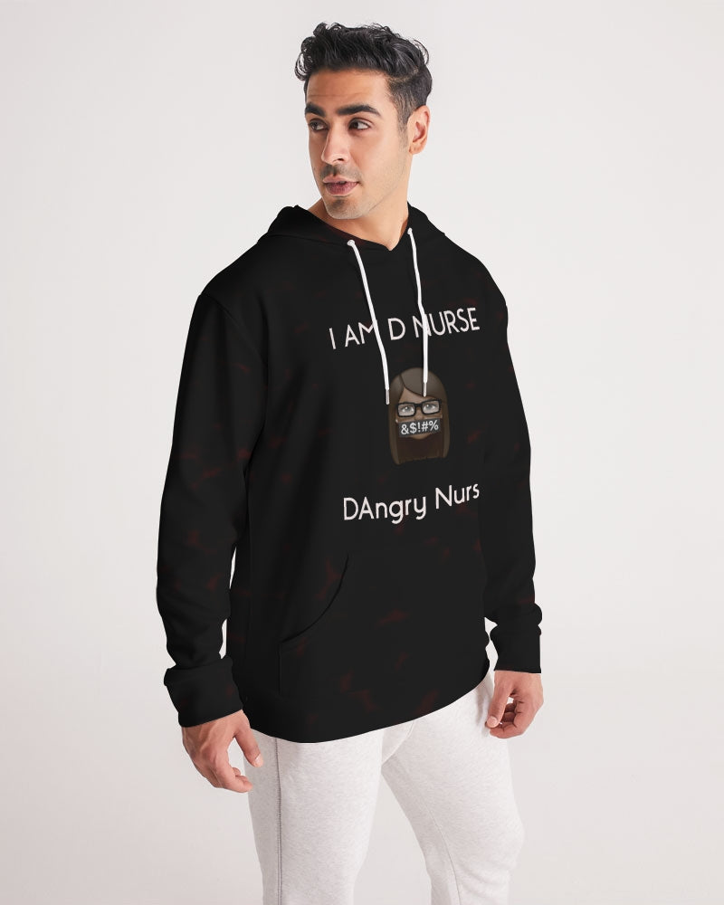 Angry Black-and-Red Men's Hoodie