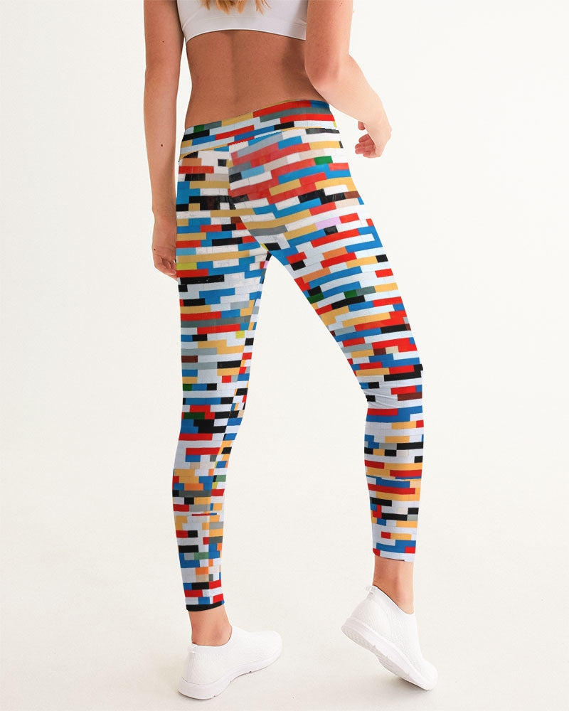 Angry Blocks Women's Yoga Pants