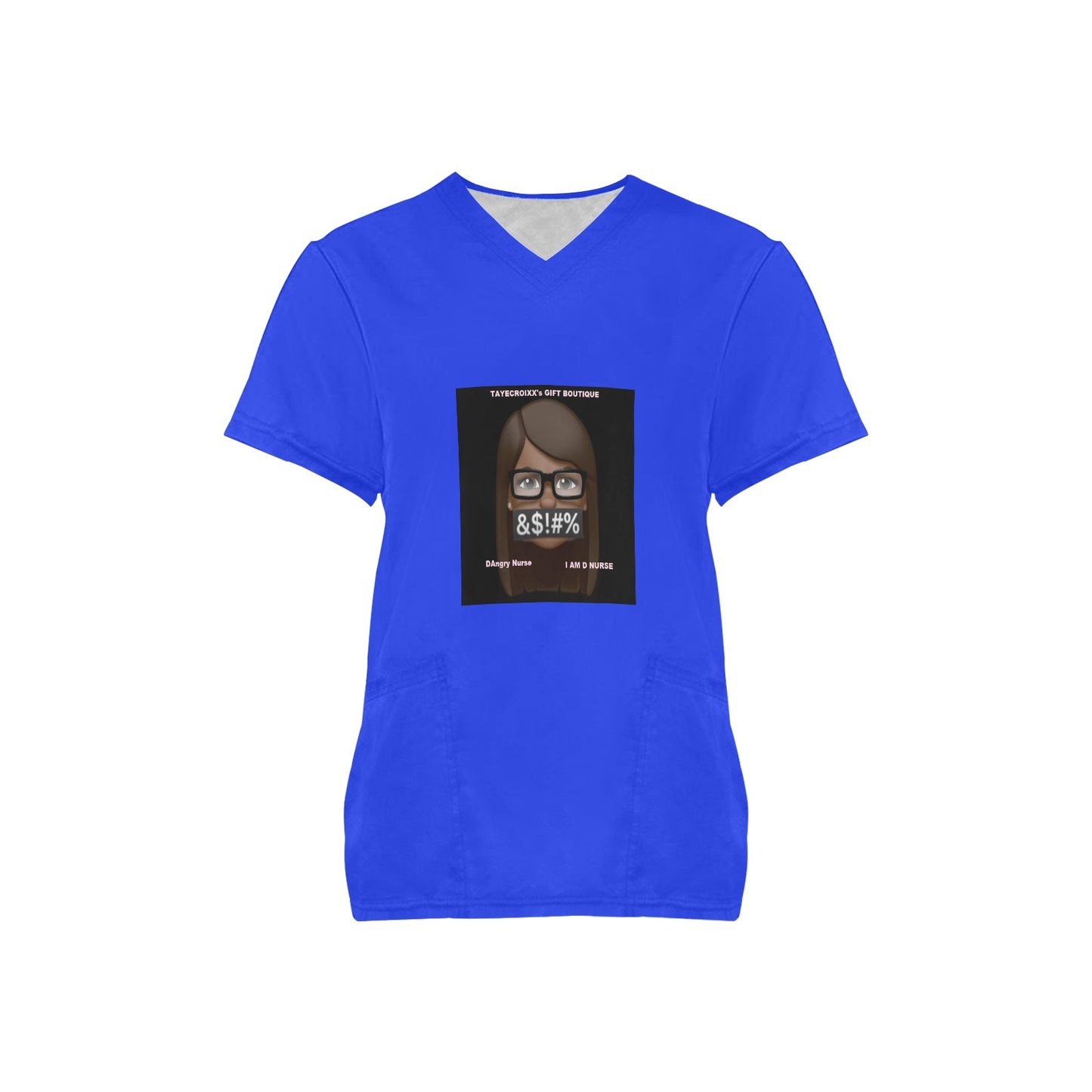 DAngry Nurse Scrub Top