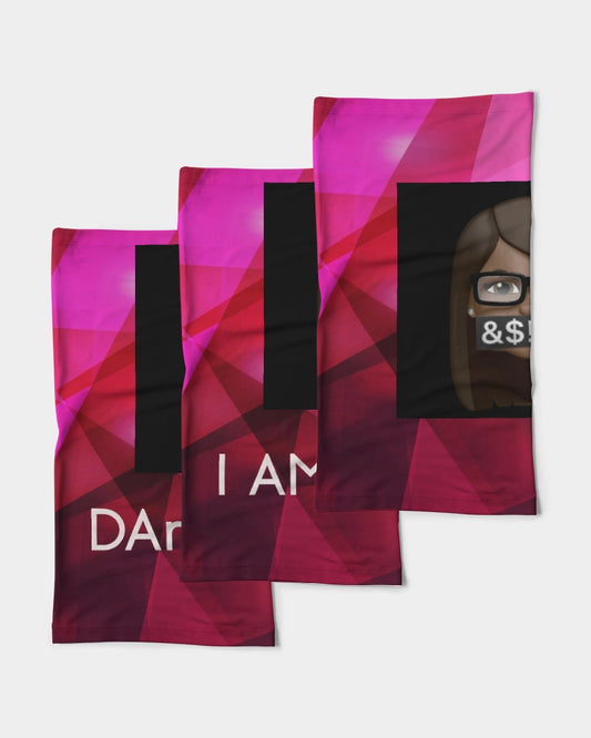 DAngry Pink Neck Gaiter Set