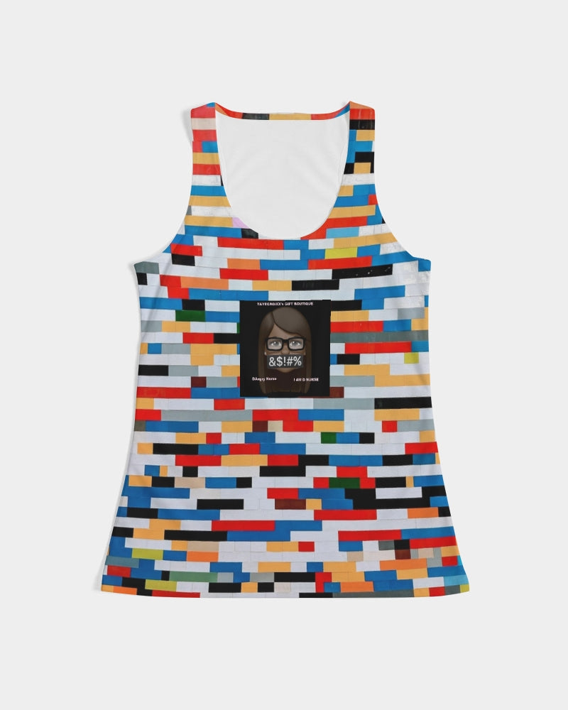 Angry Blocks Women's Tank
