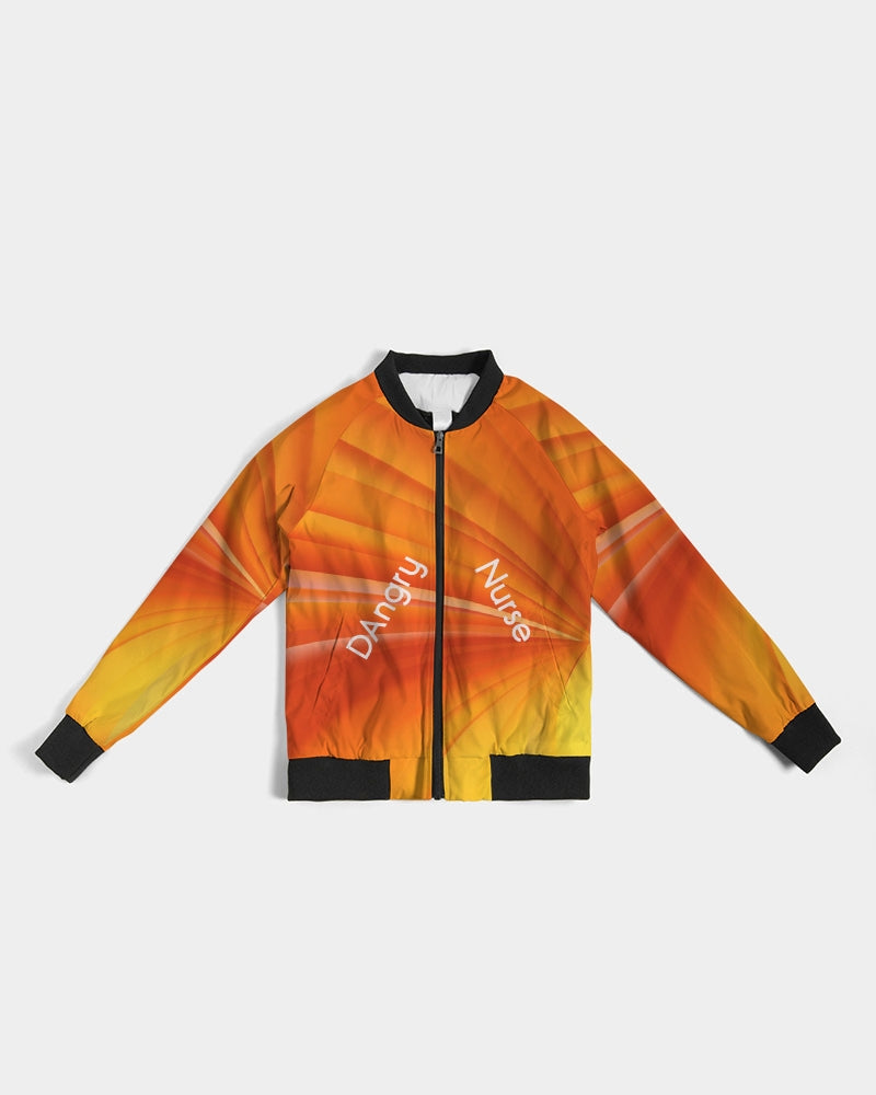 angry orange Women's Bomber Jacket