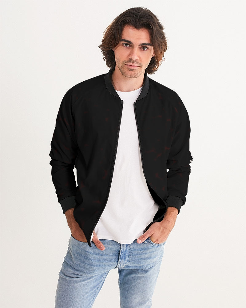Angry Black-and-Red Men's Bomber Jacket