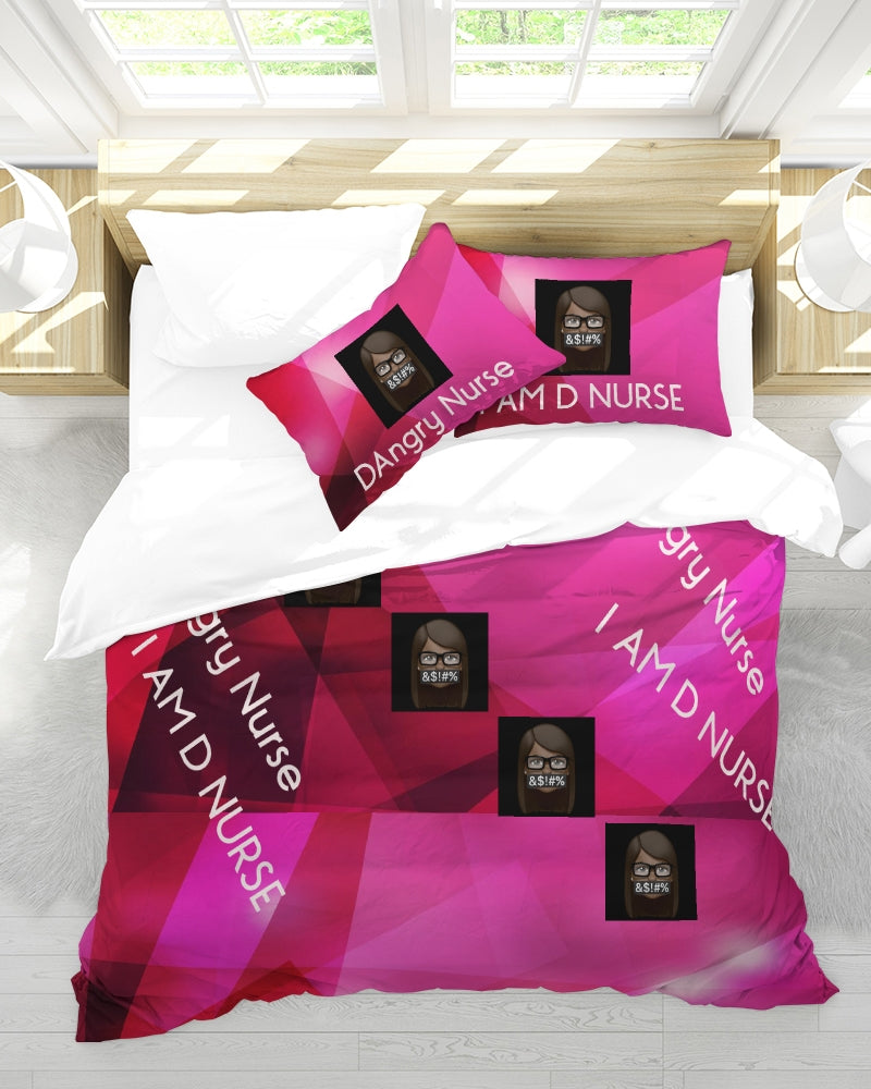 DAngry Pink King Duvet Cover Set