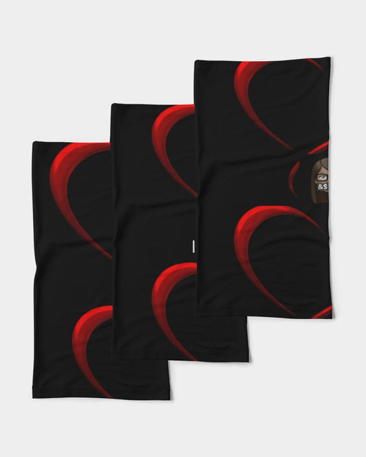 Angry Hearts Neck Gaiter Set