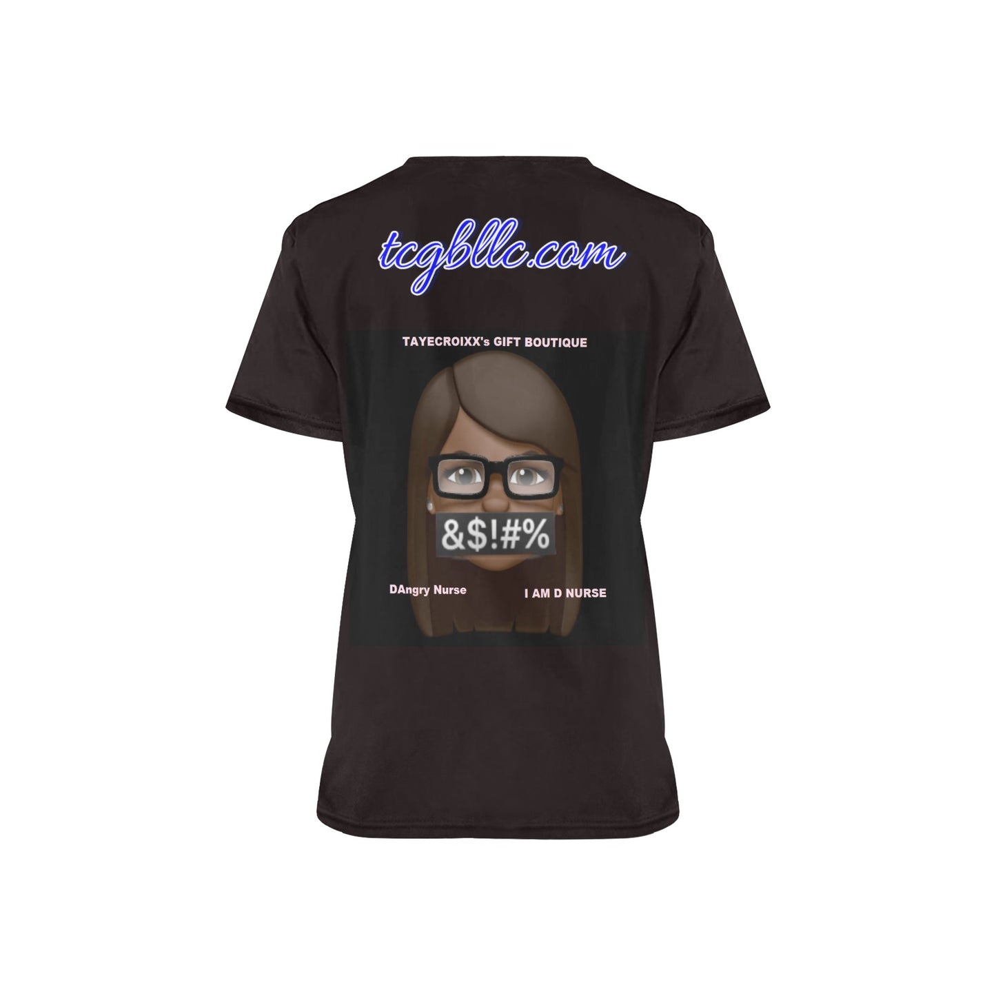 DAngry Nurse Scrub Top