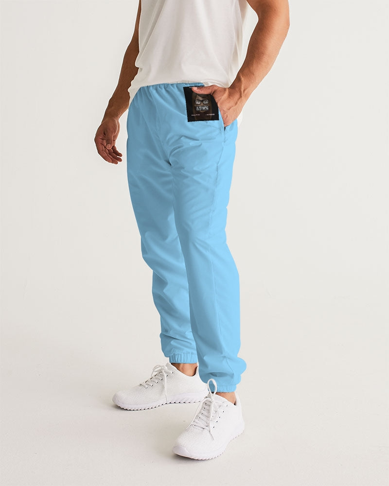Angry pastel blue Men's Track Pants