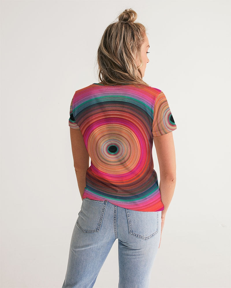 Angry eye Women's V-Neck Tee