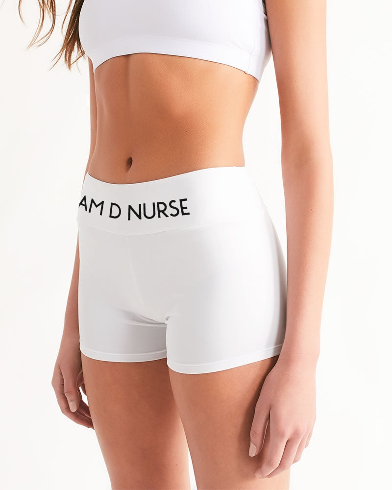Angry White Women's Mid-Rise Yoga Shorts