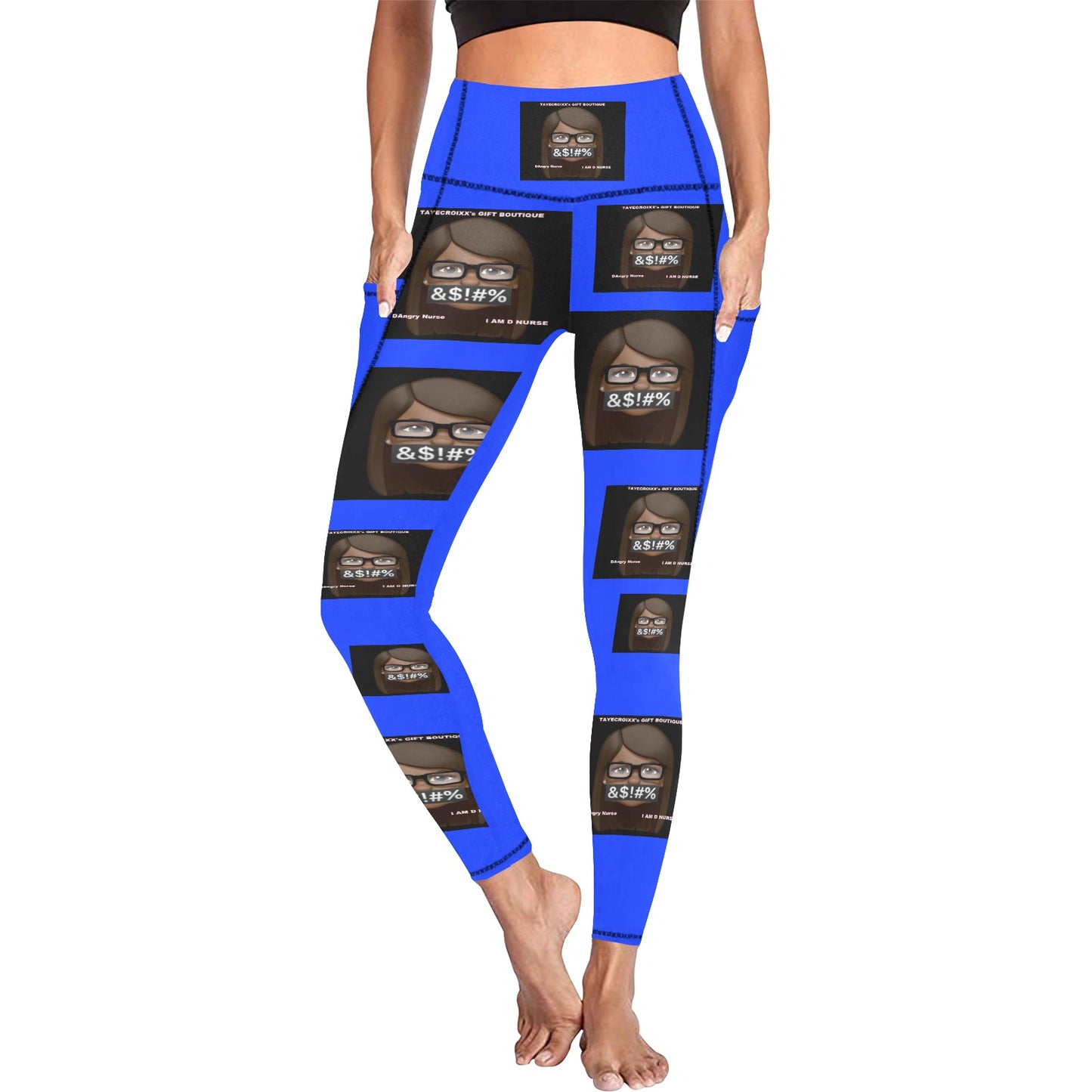 DAngry Nurse Leggings with Pockets