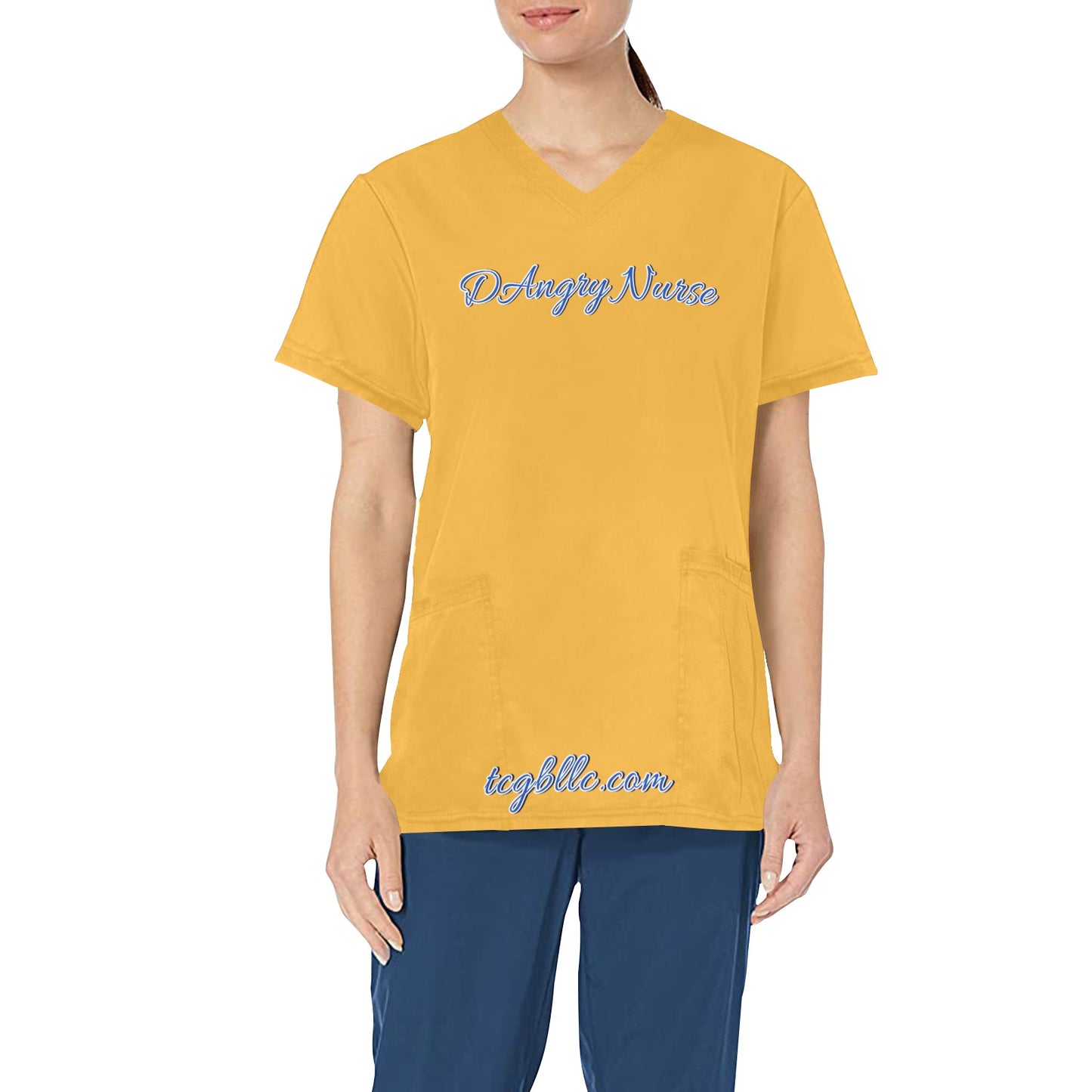 DAngry Nurse Scrub Top