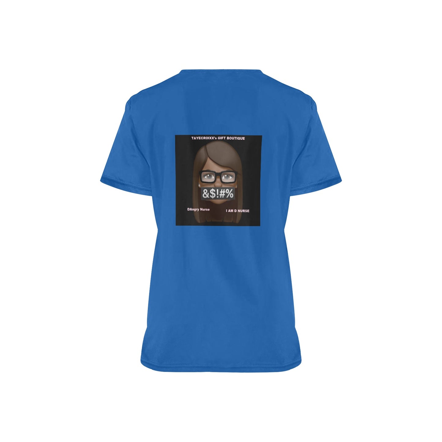 DAngry Nurse Scrub Top