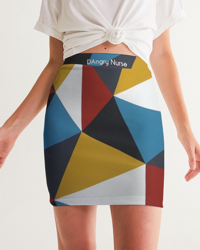 Angry Triangles Women's Mini Skirt