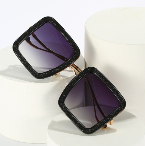 European And American Net Red Ins Street Shot Fashion Glasses Personality Drill Funny