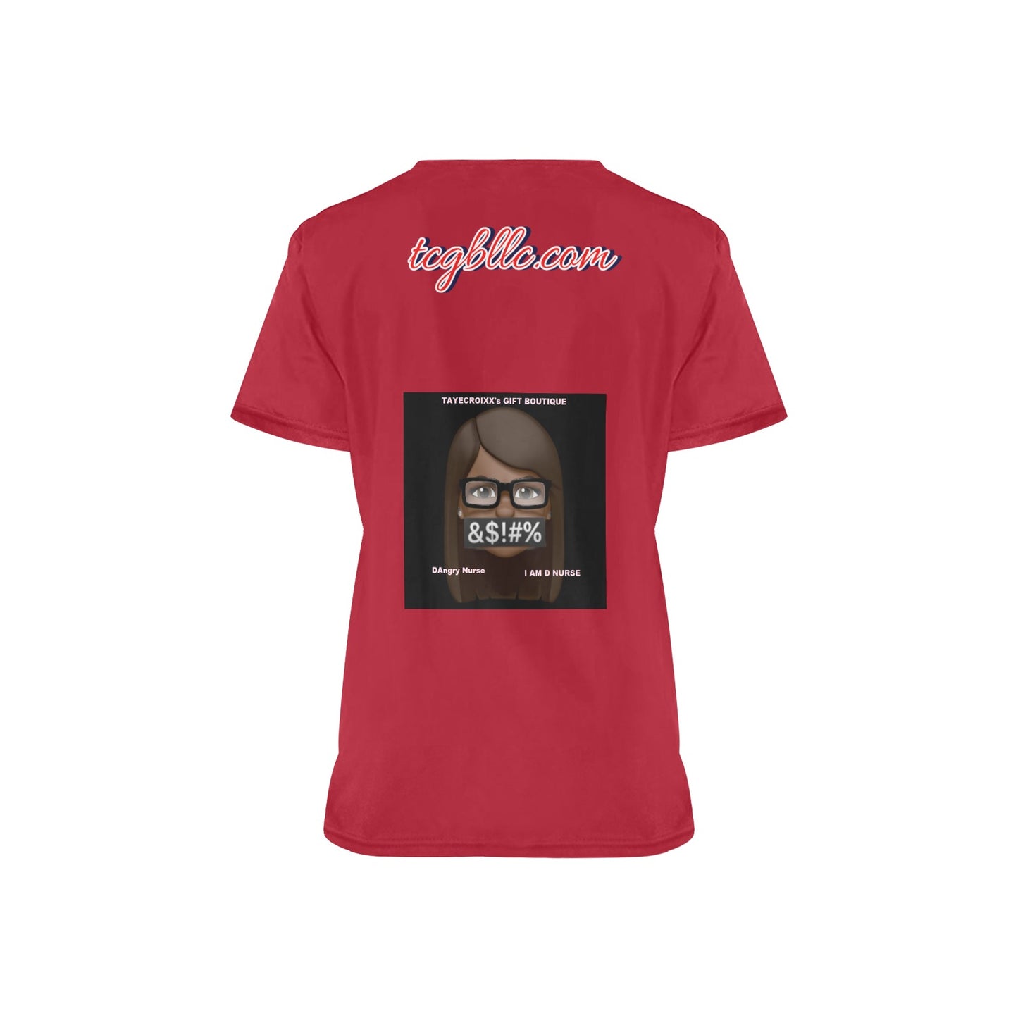 DAngry Nurse Scrub Top