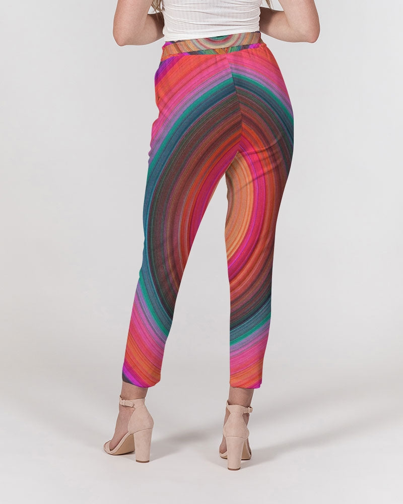 Angry eye Women's Belted Tapered Pants