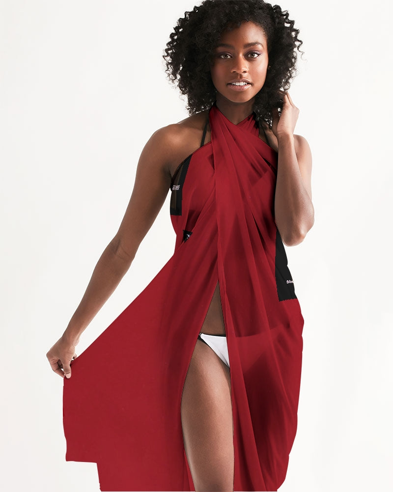 red Swim Cover Up