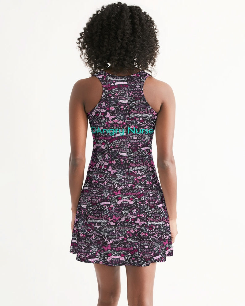 F Cancer Women's Racerback Dress