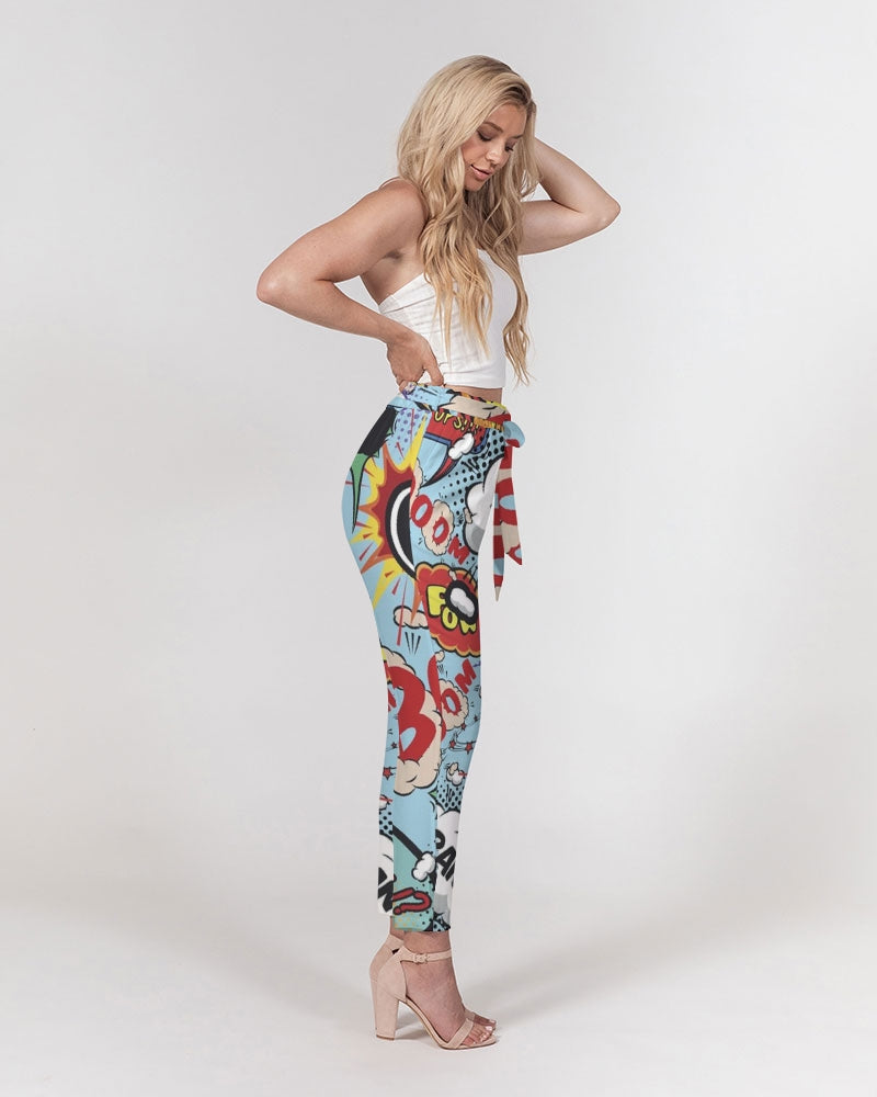 Angry sounds Women's Belted Tapered Pants