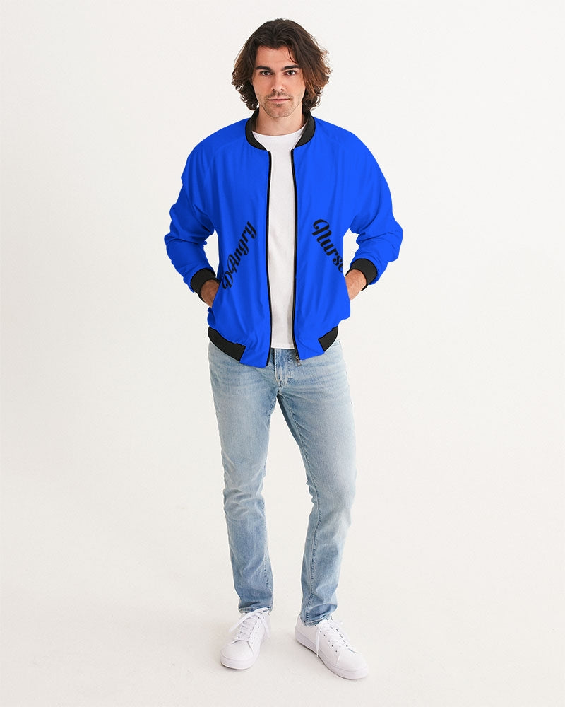 Angry Blue Men's Bomber Jacket