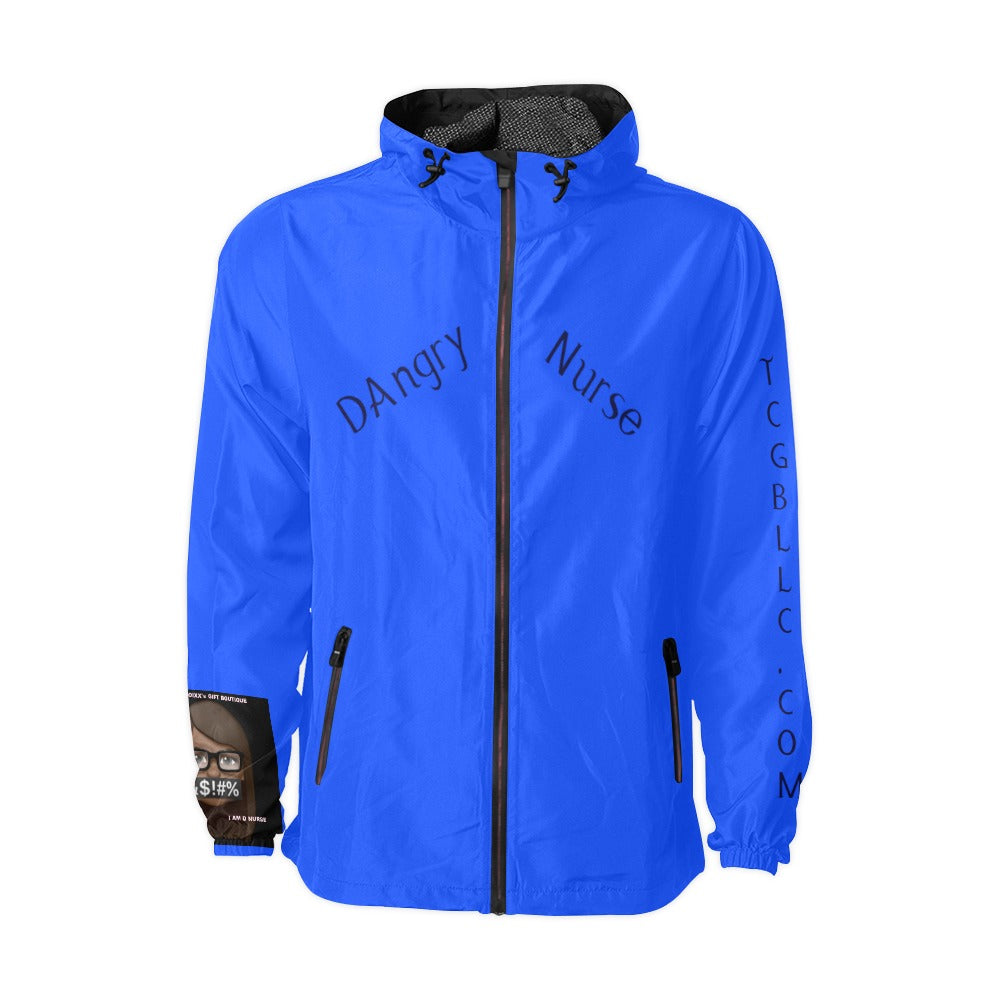 Unisex All Over Print  Hooded Windbreaker (Model H23)