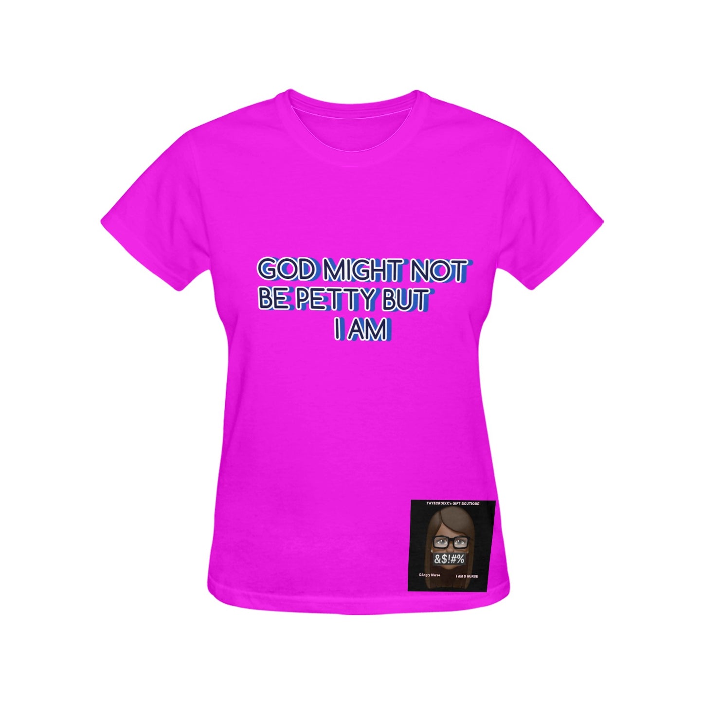 Women's DAngry Nurse T-shirt
