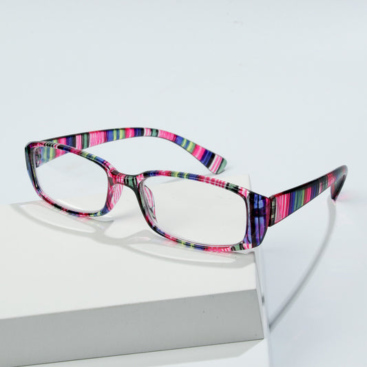 Men's And Women's Fashion Retro Ultra-clear Spring Leg Reading Glasses