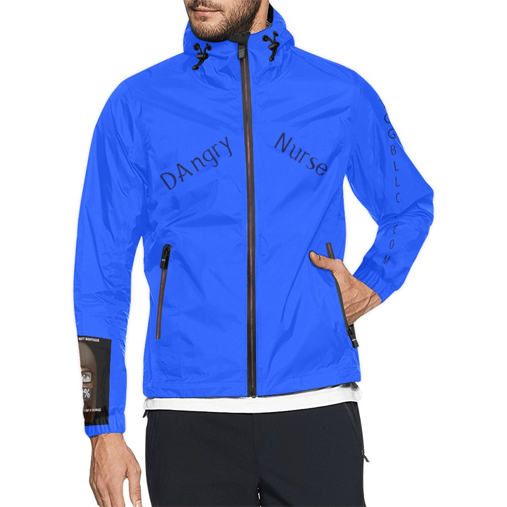 Unisex All Over Print  Hooded Windbreaker (Model H23)