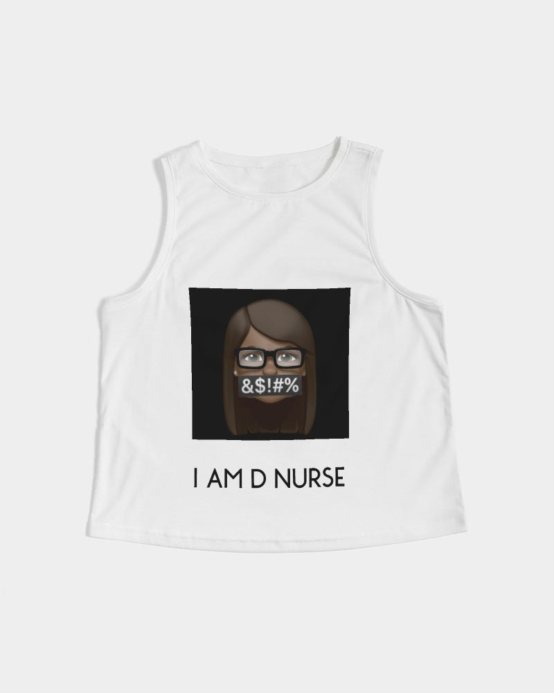 DAngry Nurse Women's Cropped Tank