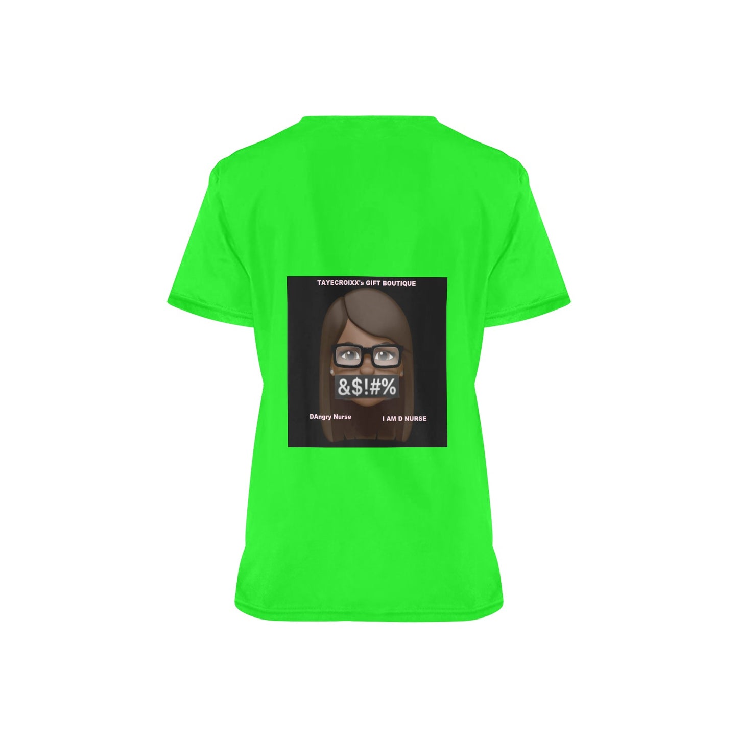 I AM D NURSE Scrub Top