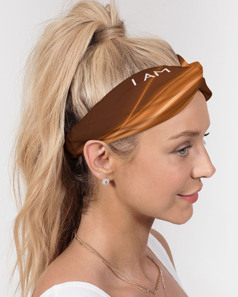 ANGRY BROWN Twist Knot Headband Set