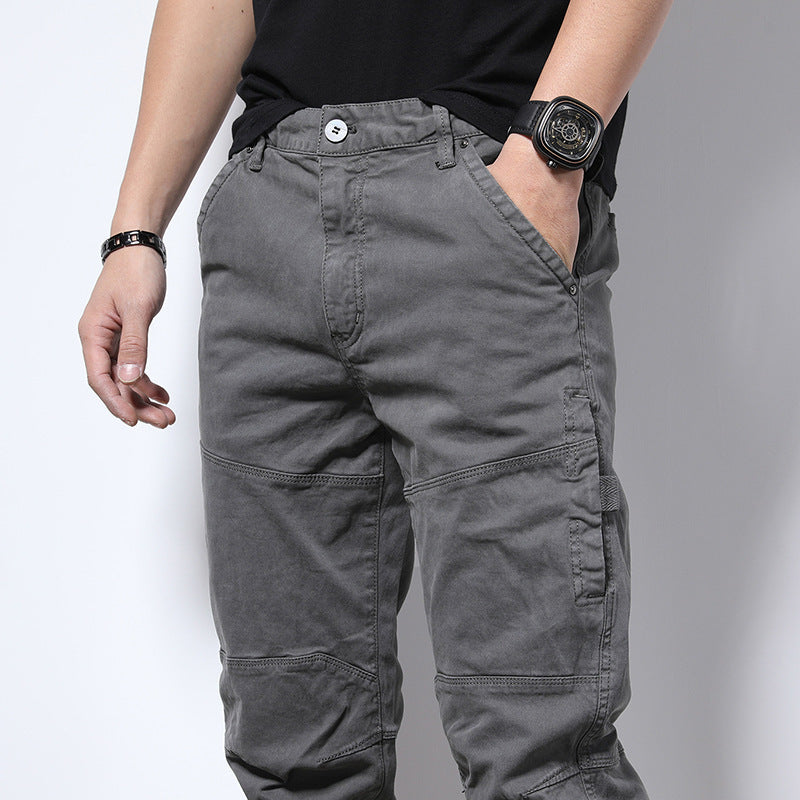 Workwear Men's Summer Thin Multi-pocket Harem Pants