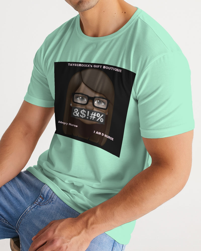 Angry pastel green Men's Tee