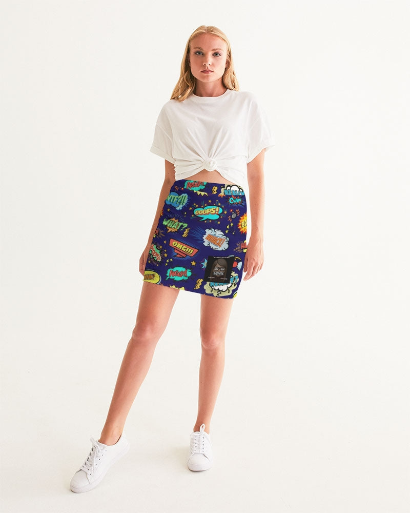 Angry Words Women's Mini Skirt