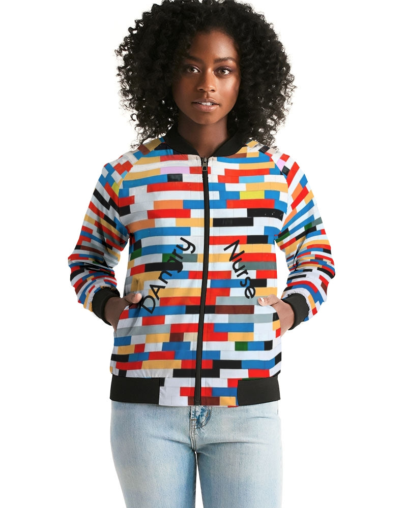 Angry Blocks Women's Bomber Jacket
