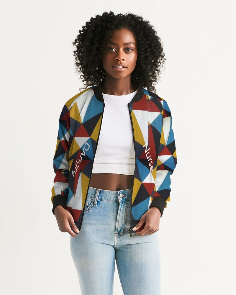 Angry Triangles Women's Bomber Jacket