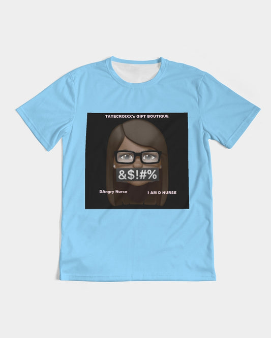 Angry pastel blue Men's Tee
