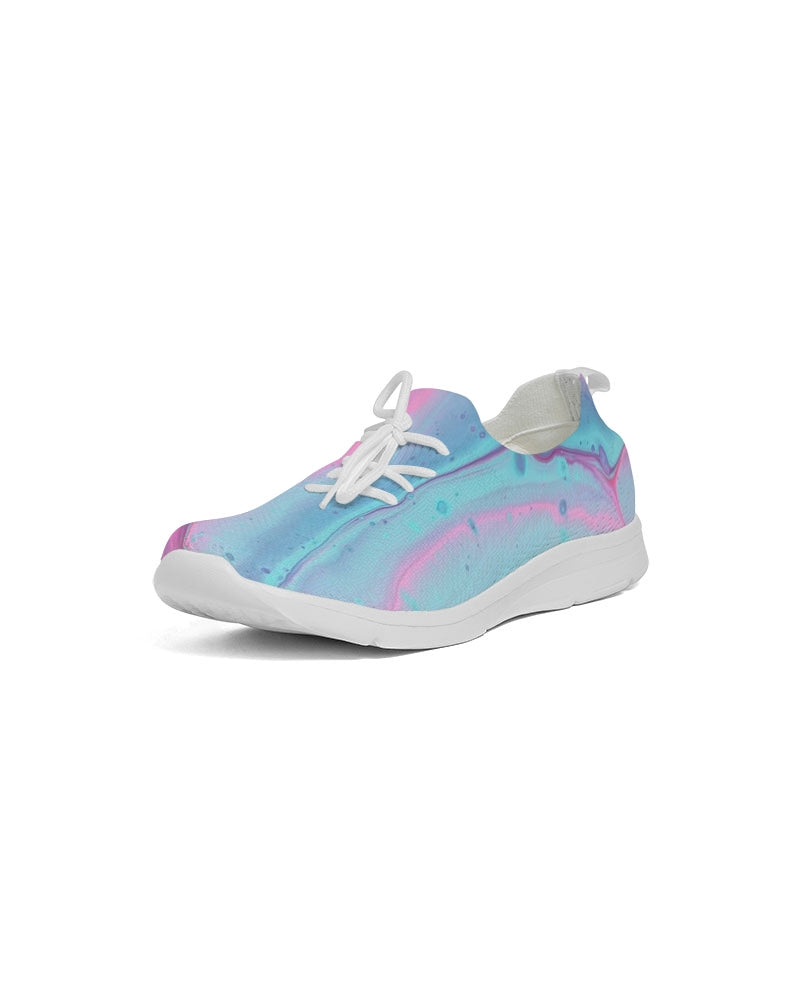 Angry Tye Dye Women's Lace Up Flyknit Shoe