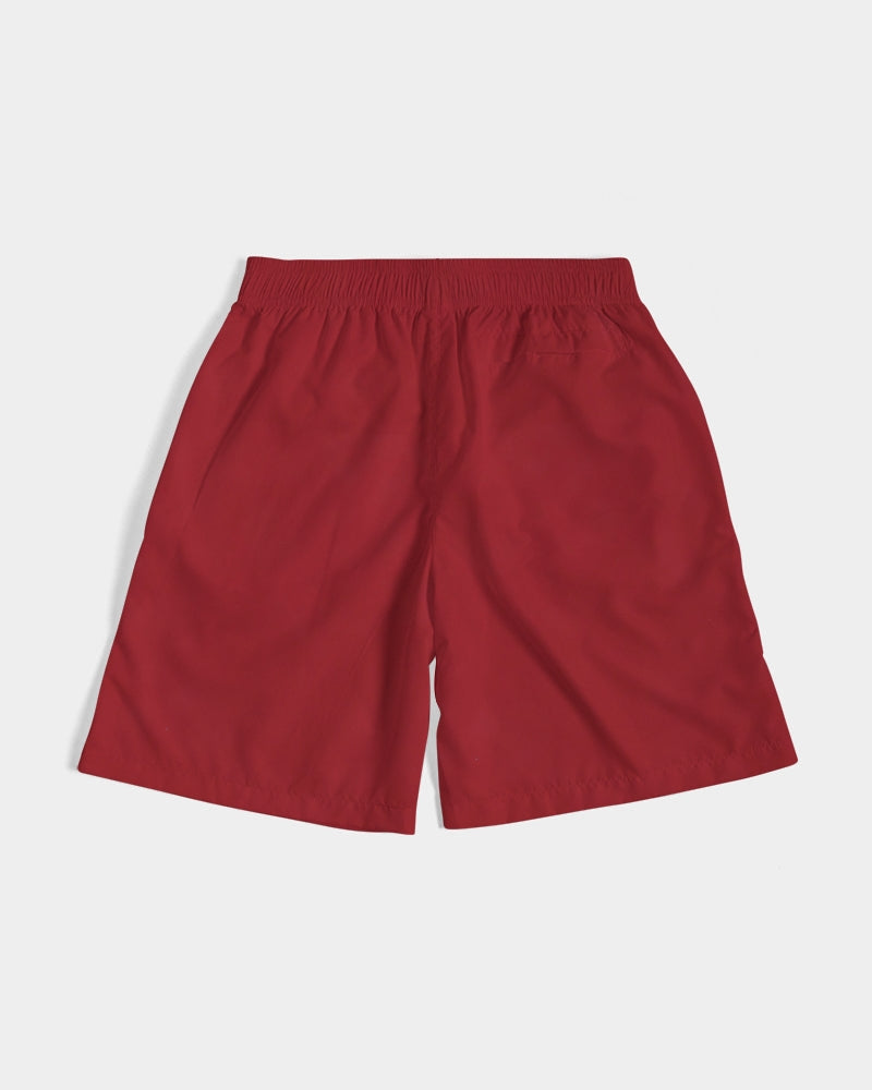 red Men's Jogger Shorts