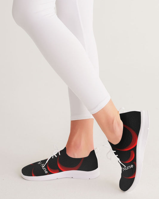 Angry Hearts Women's Lace Up Flyknit Shoe