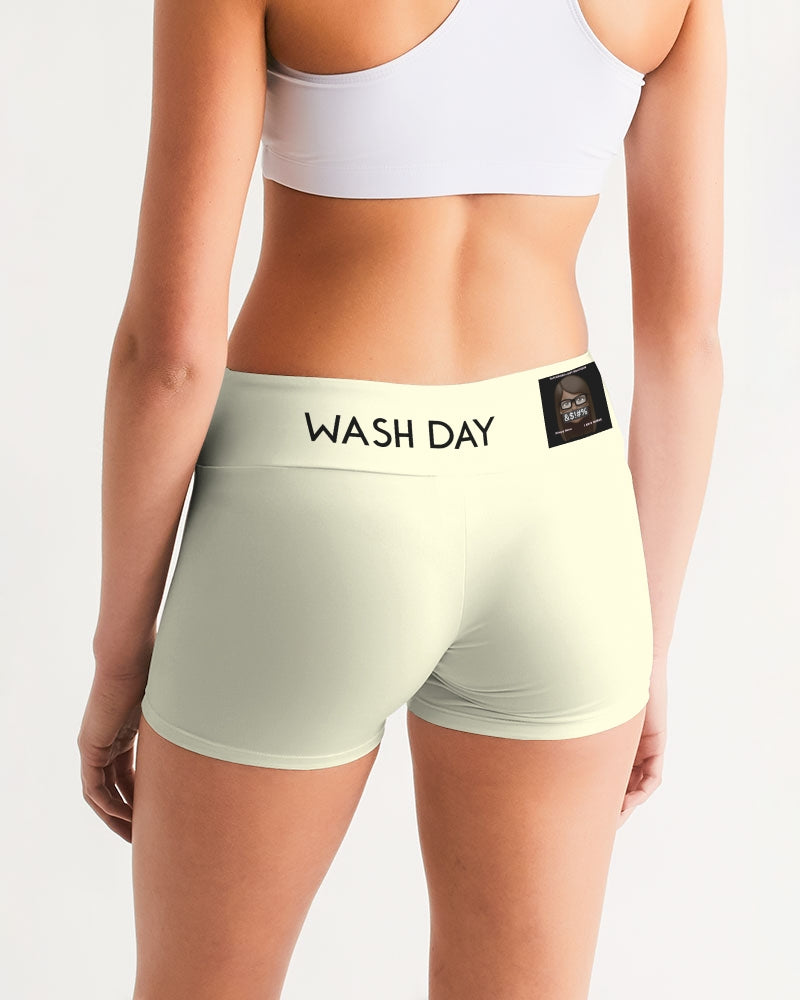 Angry Cream Women's Mid-Rise Yoga Shorts