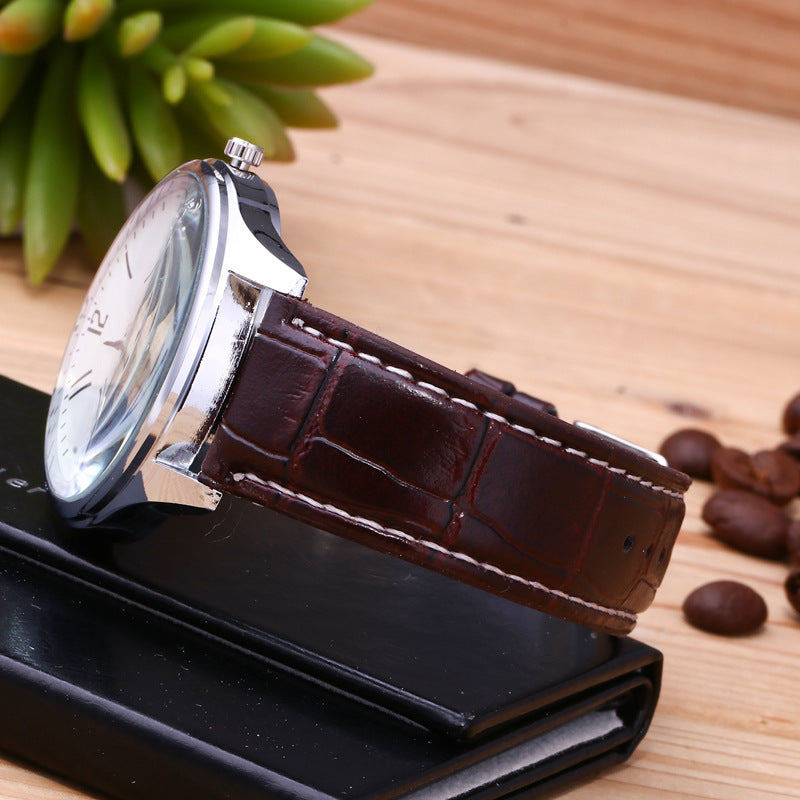 Fashion Twelve Digital Face Maker Quartz Watch Men