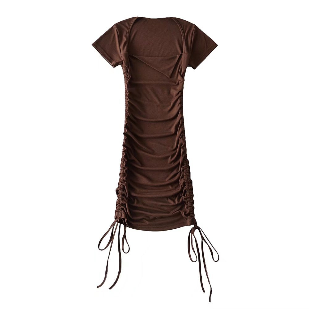Ladies' Drawstring Pleated Pure Lust Dress