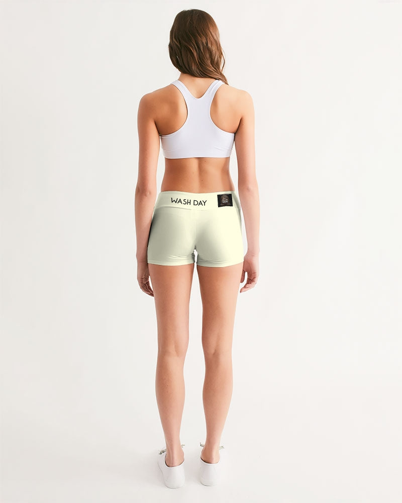 Angry Cream Women's Mid-Rise Yoga Shorts