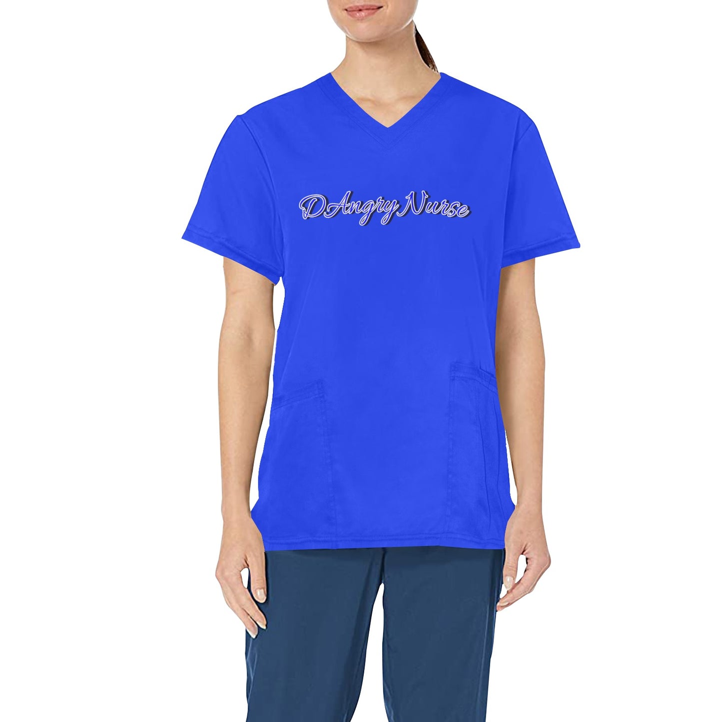 DAngry Nurse Scrub Top