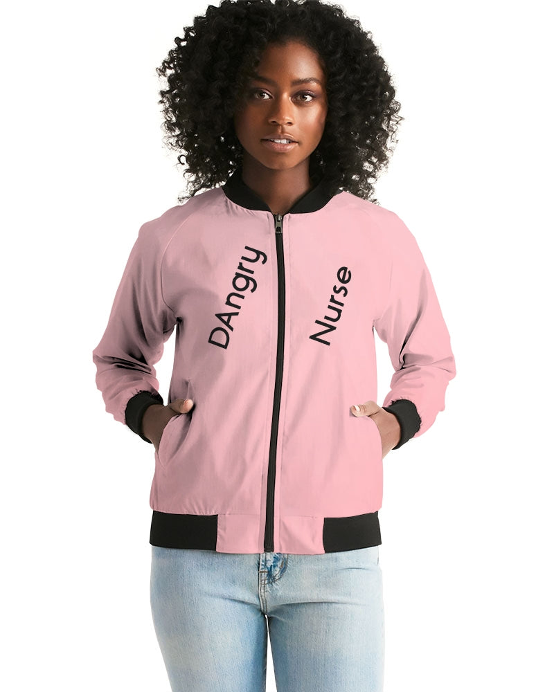 Angry Pink Women's Bomber Jacket