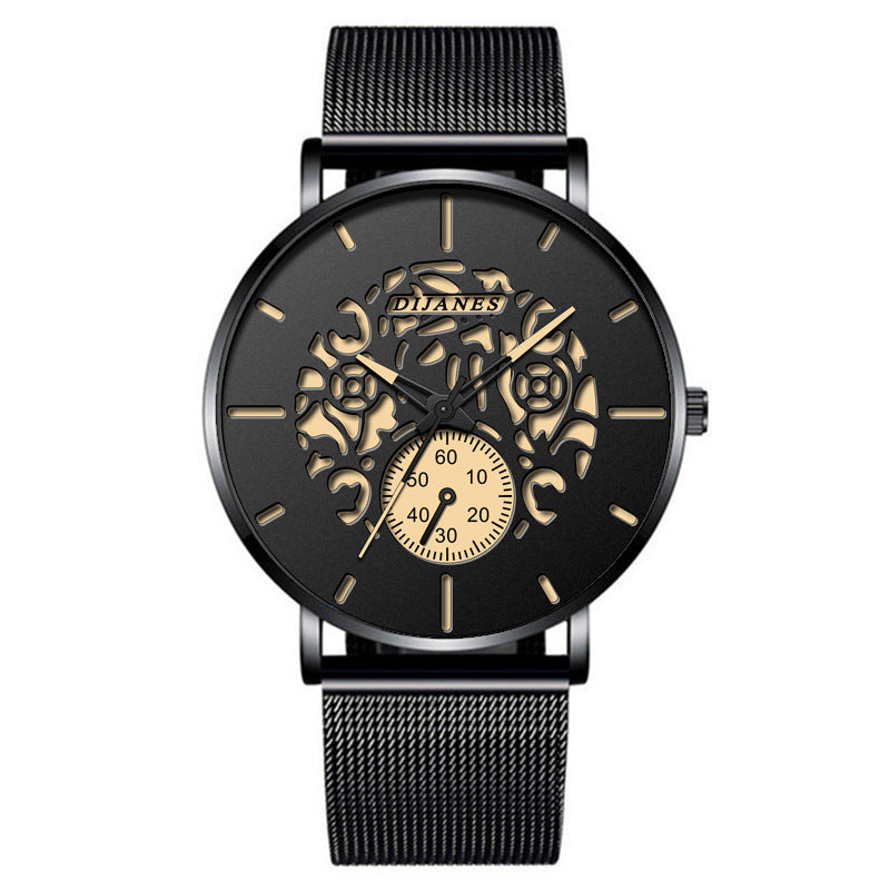 Men's Stainless Steel Watch Men's Business Belt