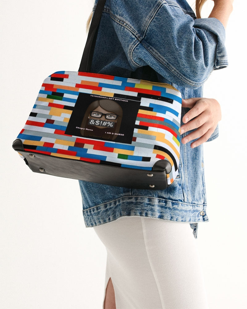 Angry Blocks Shoulder Bag