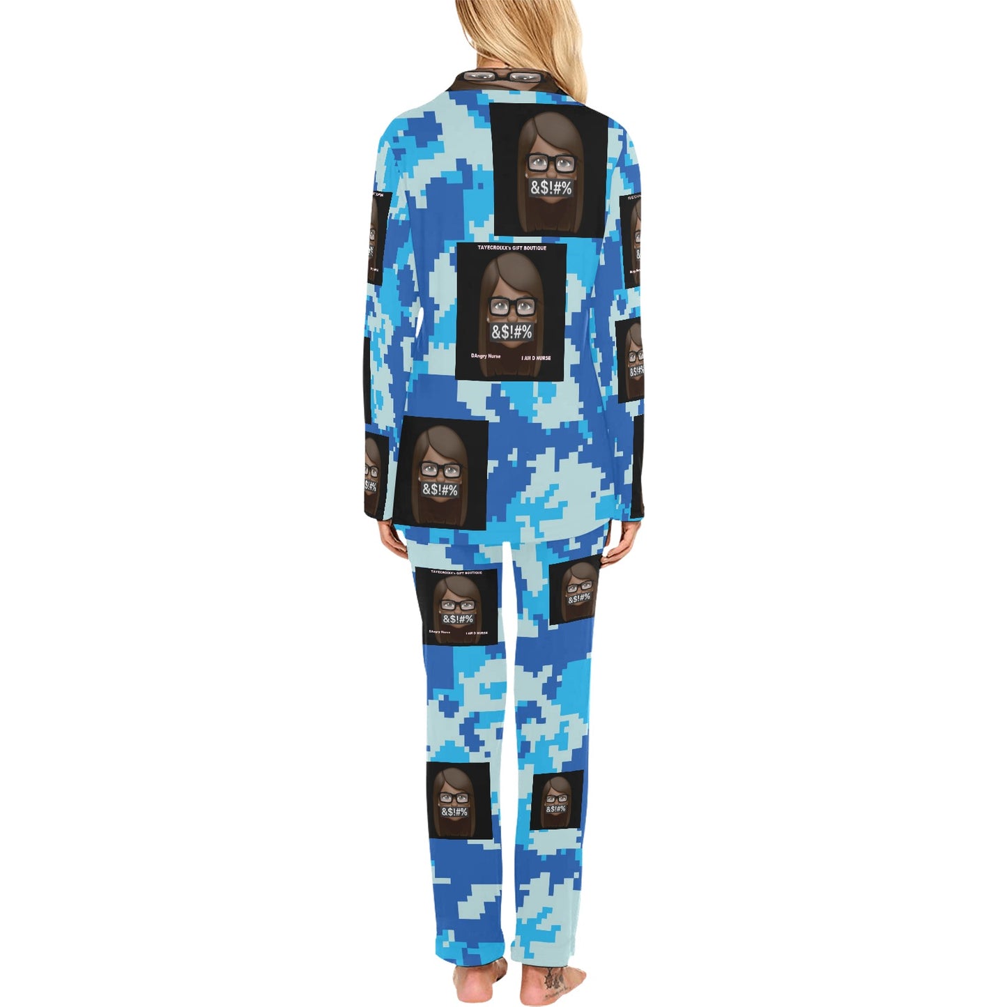 Women's Long Pajama Set