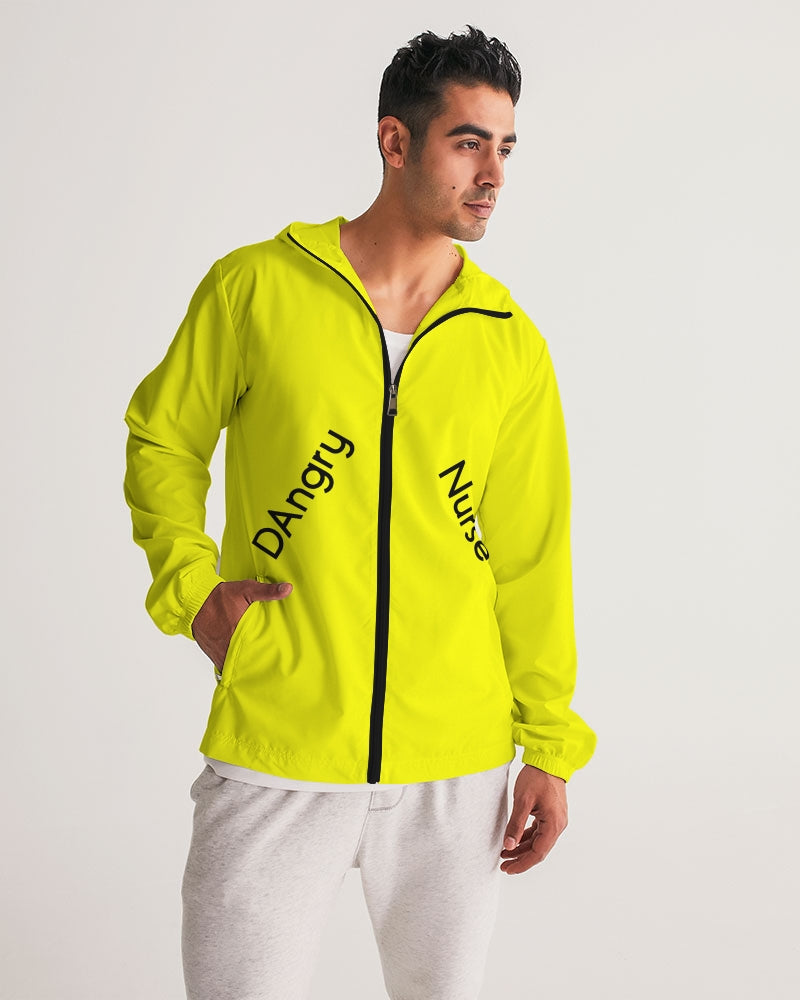 Angry Yellow Men's Windbreaker